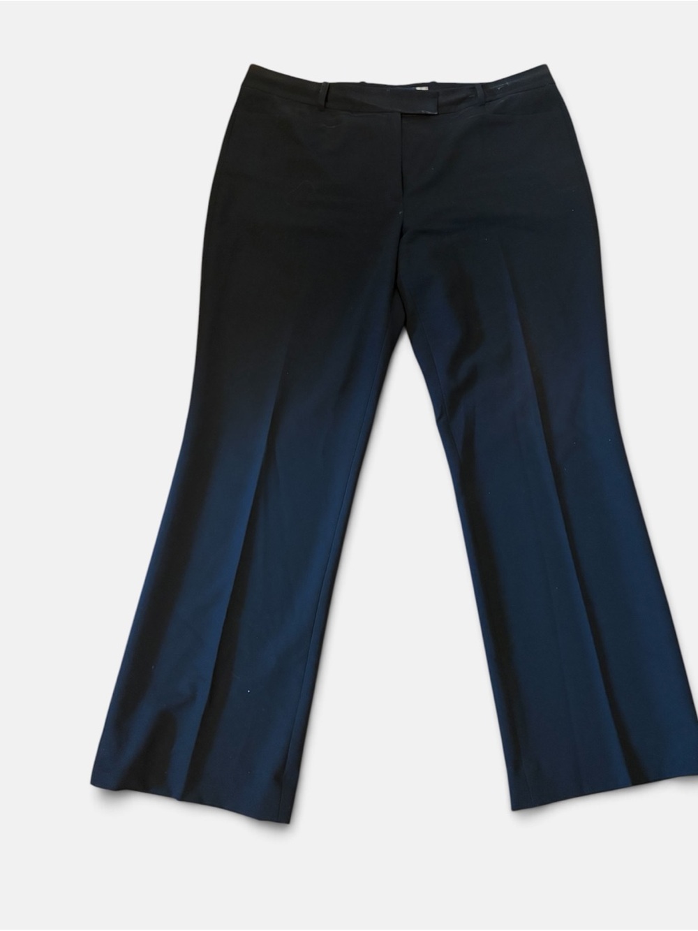 Tommy Hilfiger Women's sz 12 Black Wide Leg Dress Pants. 36w. 29 inseam